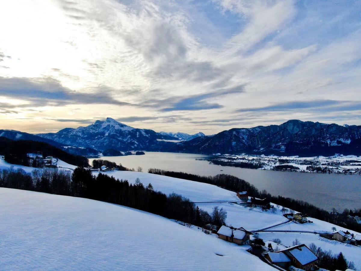 Panoramahof Manzberg Apartman Mondsee Kültér fotó